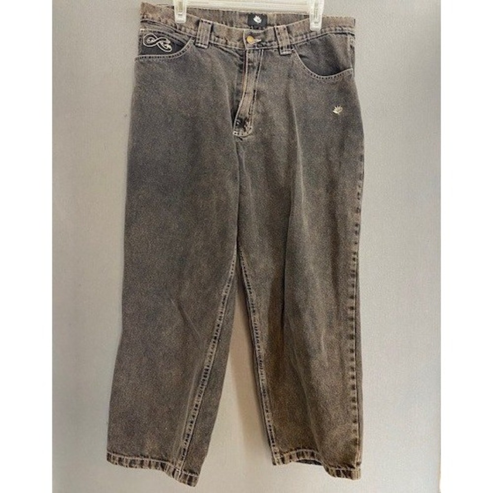 Magenta OG‎ Skate Pants Plant Black Wash Medium